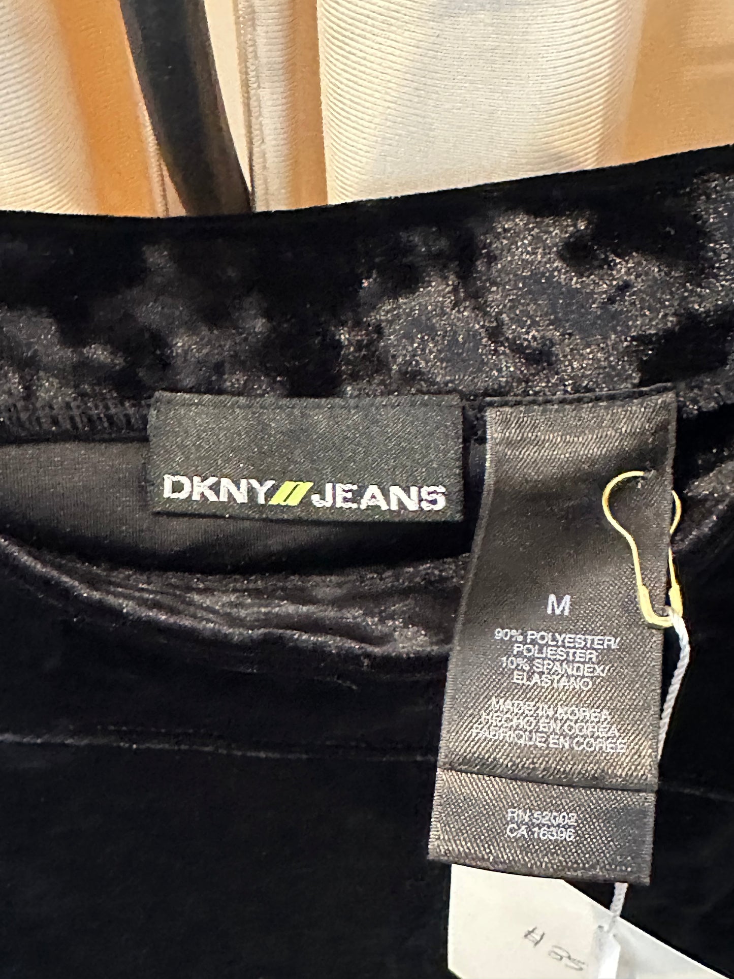 DKNY Crushed Velvet Skirt