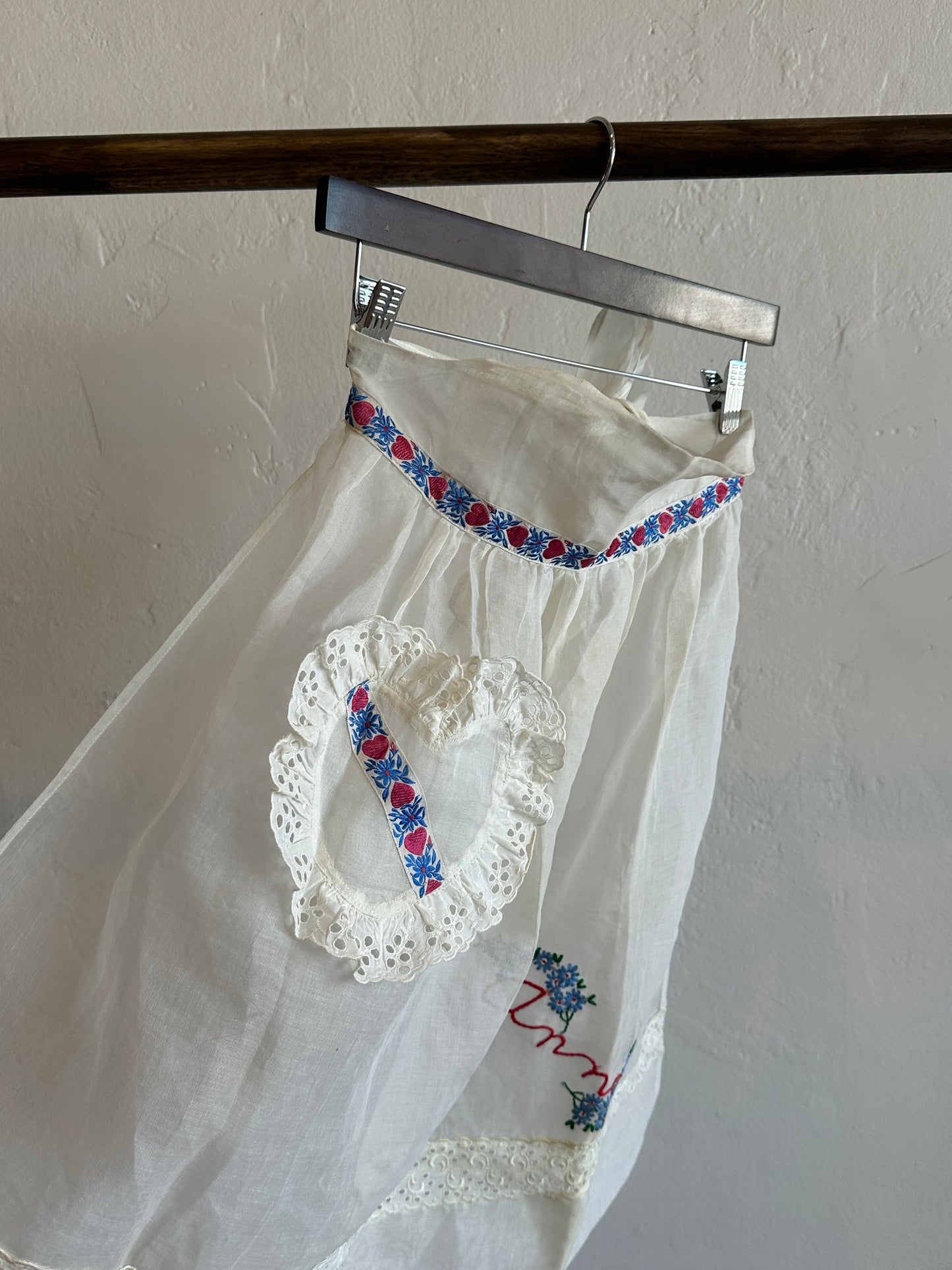 Vintage Handmade “Ann” Prairie Apron