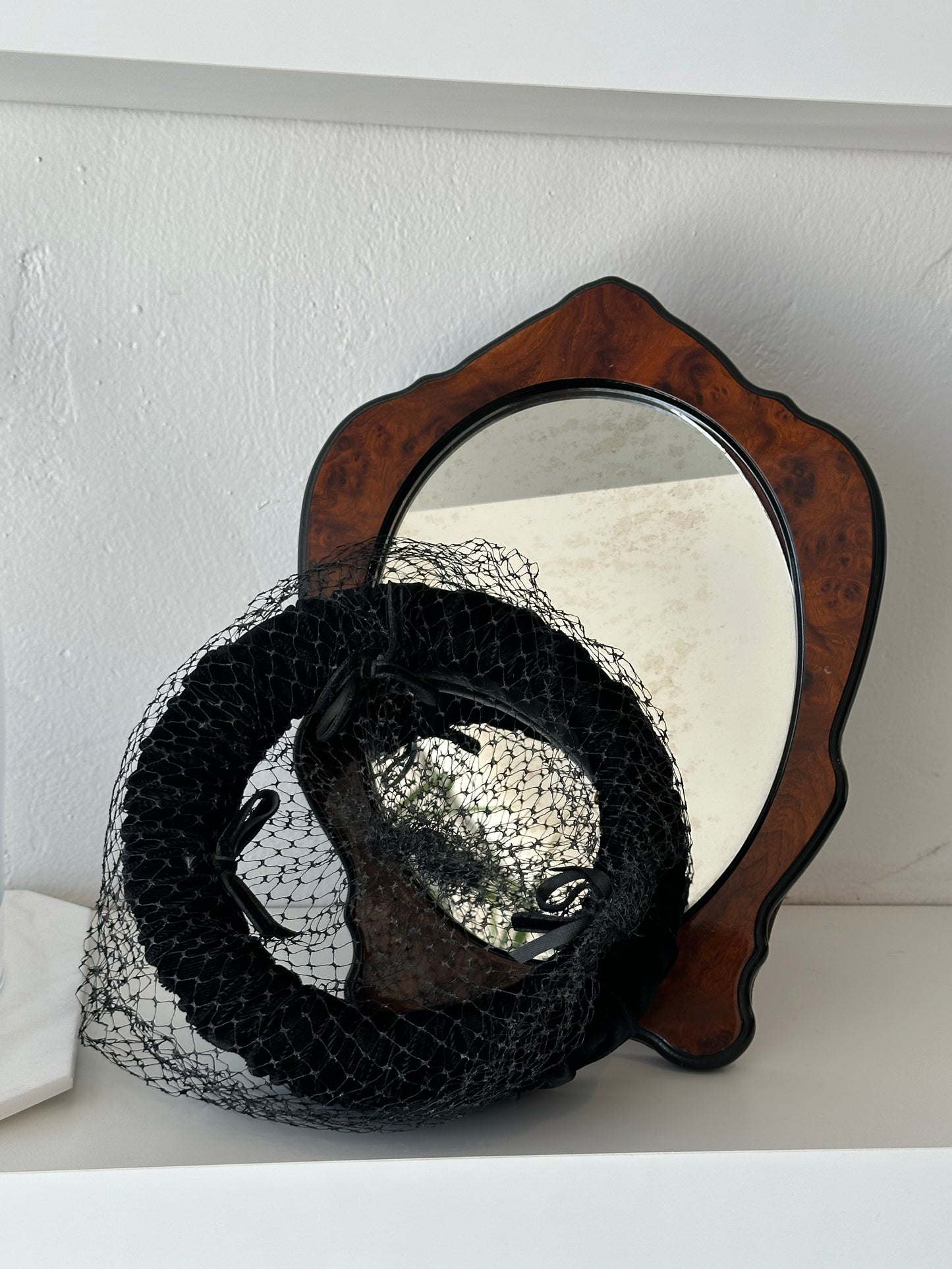 50s Veiled Fascinator Hat