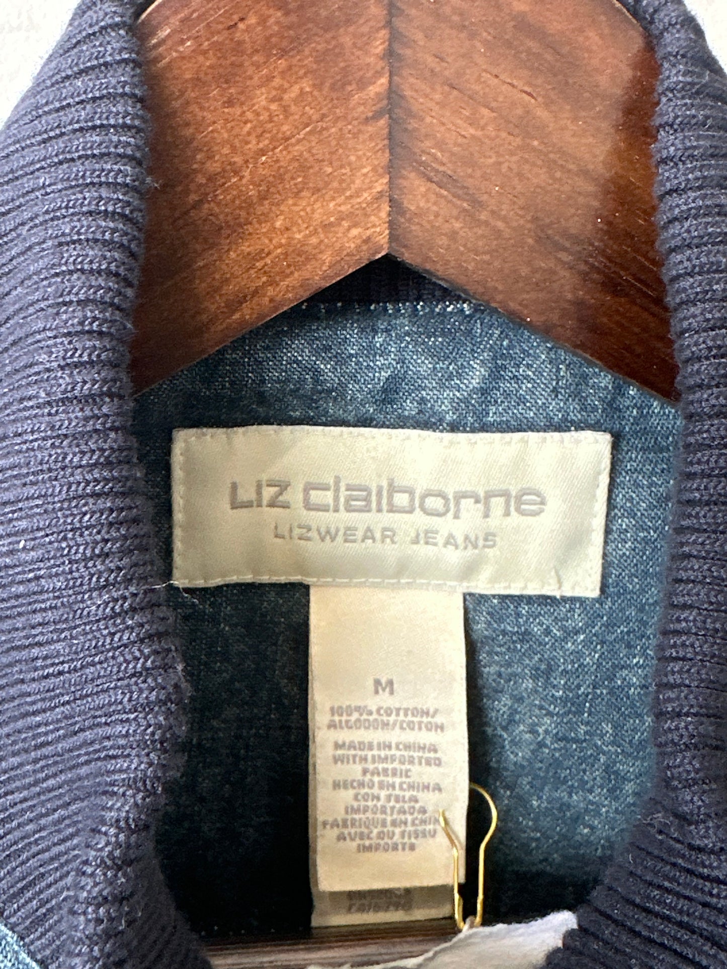 2002 Liz Claiborne Denim Bomber