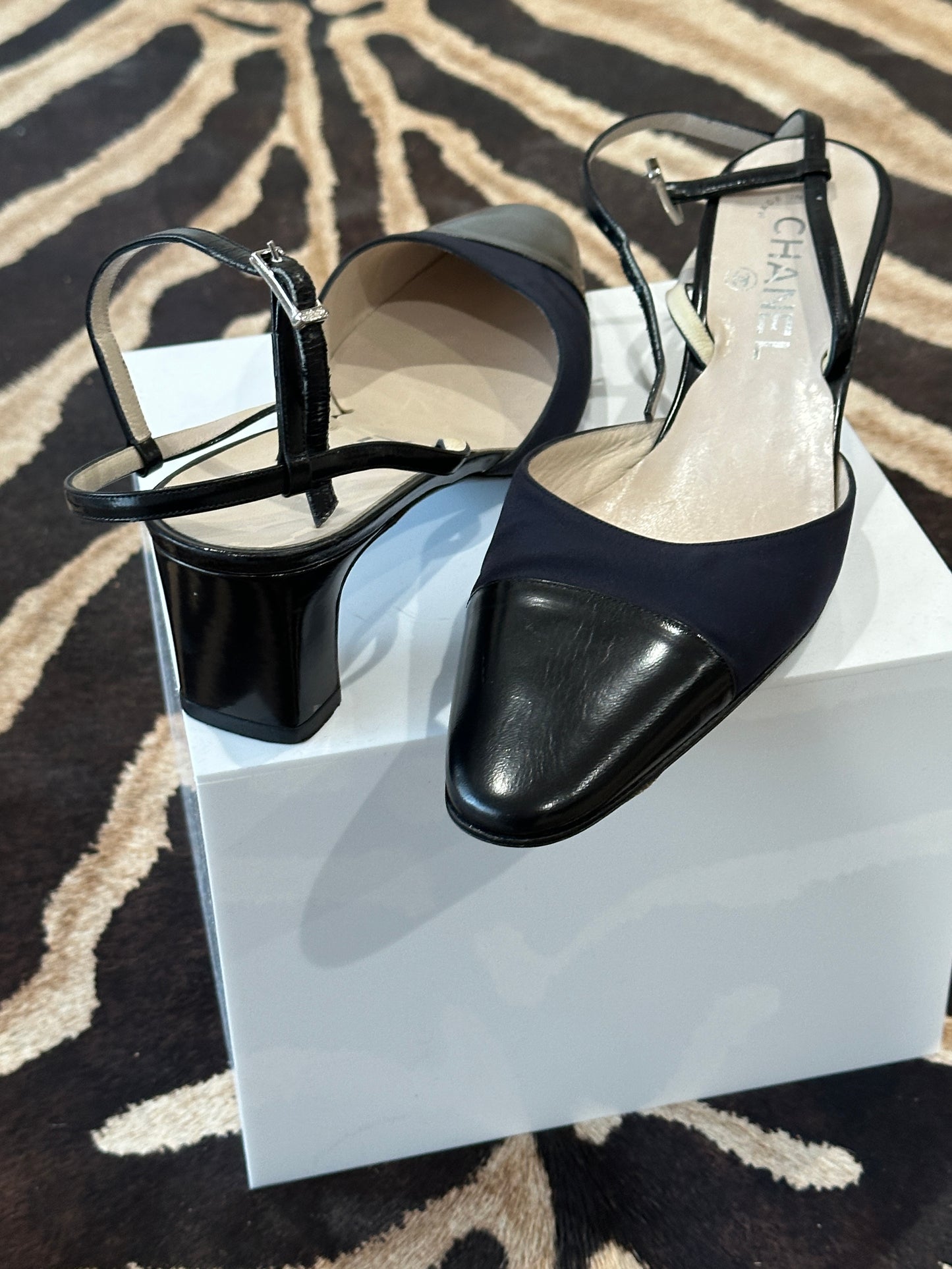 Vintage Chanel Slingback Size 8