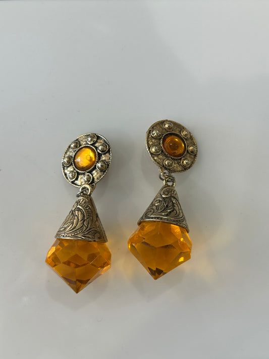 1960s amber drop clip ons