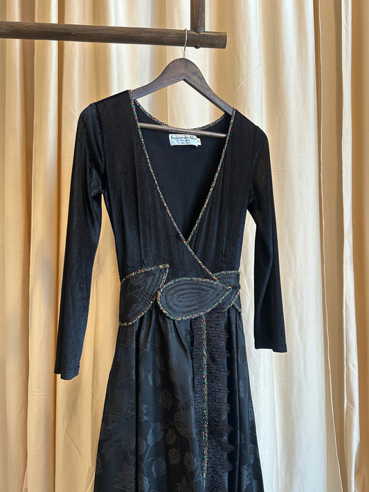 1980s Koos Van Den Akker Wrap Dress