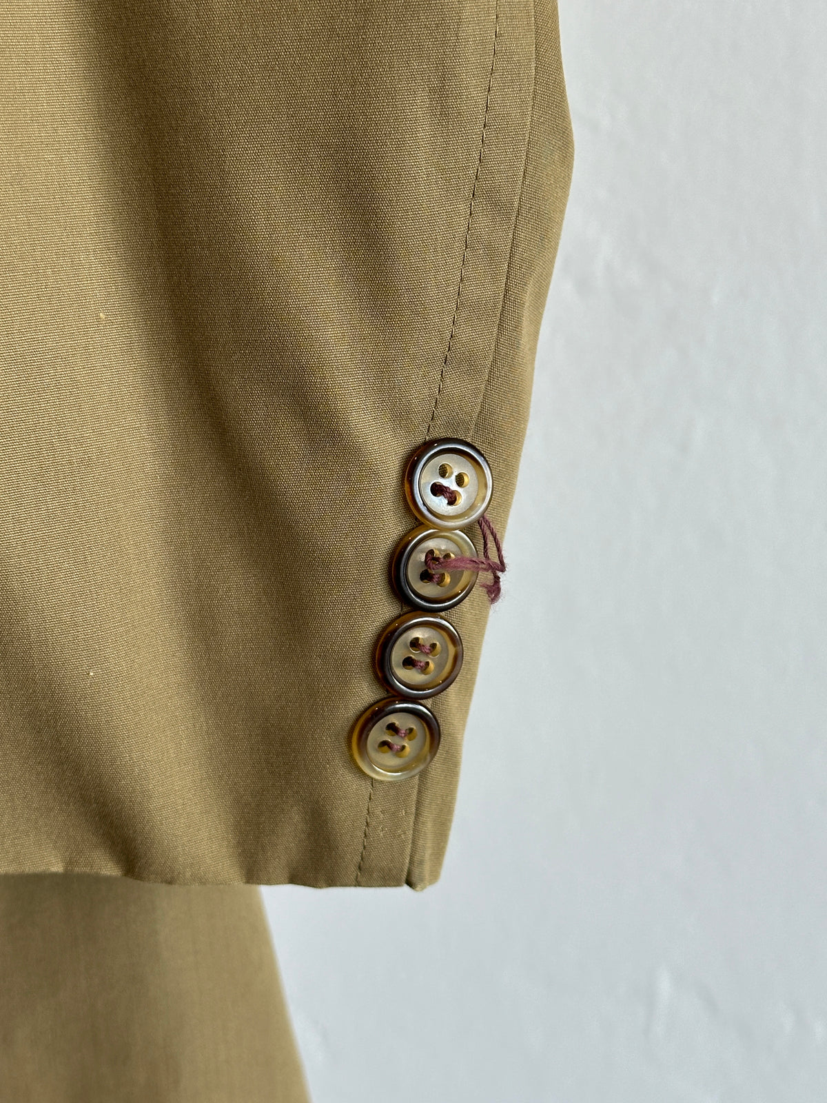 Vintage Saks Fifth Avenue Olive Trench Coat