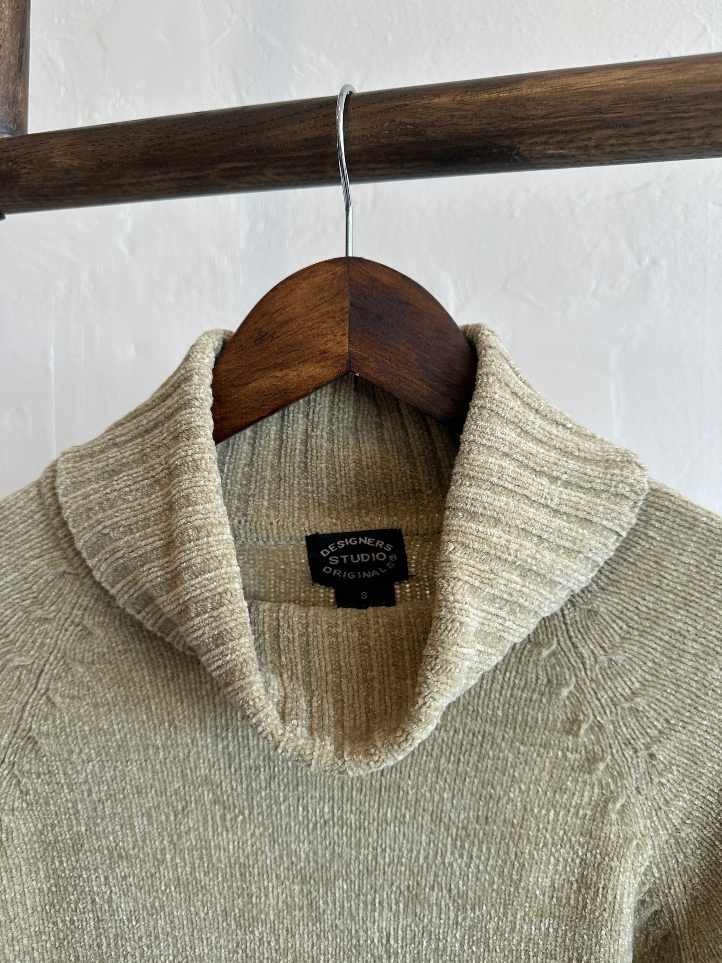 Vintage Oatmeal Turtleneck Sweater