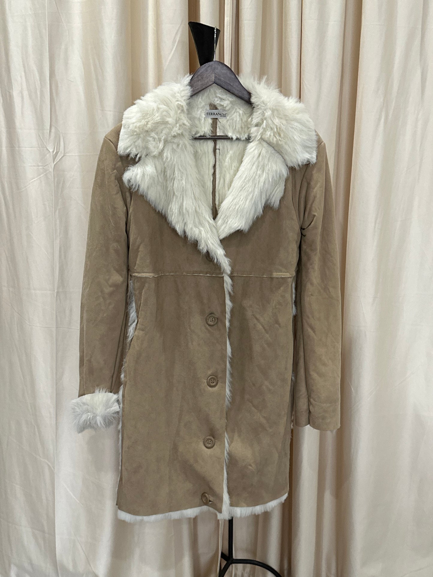 90s Italian Faux Fur Coat