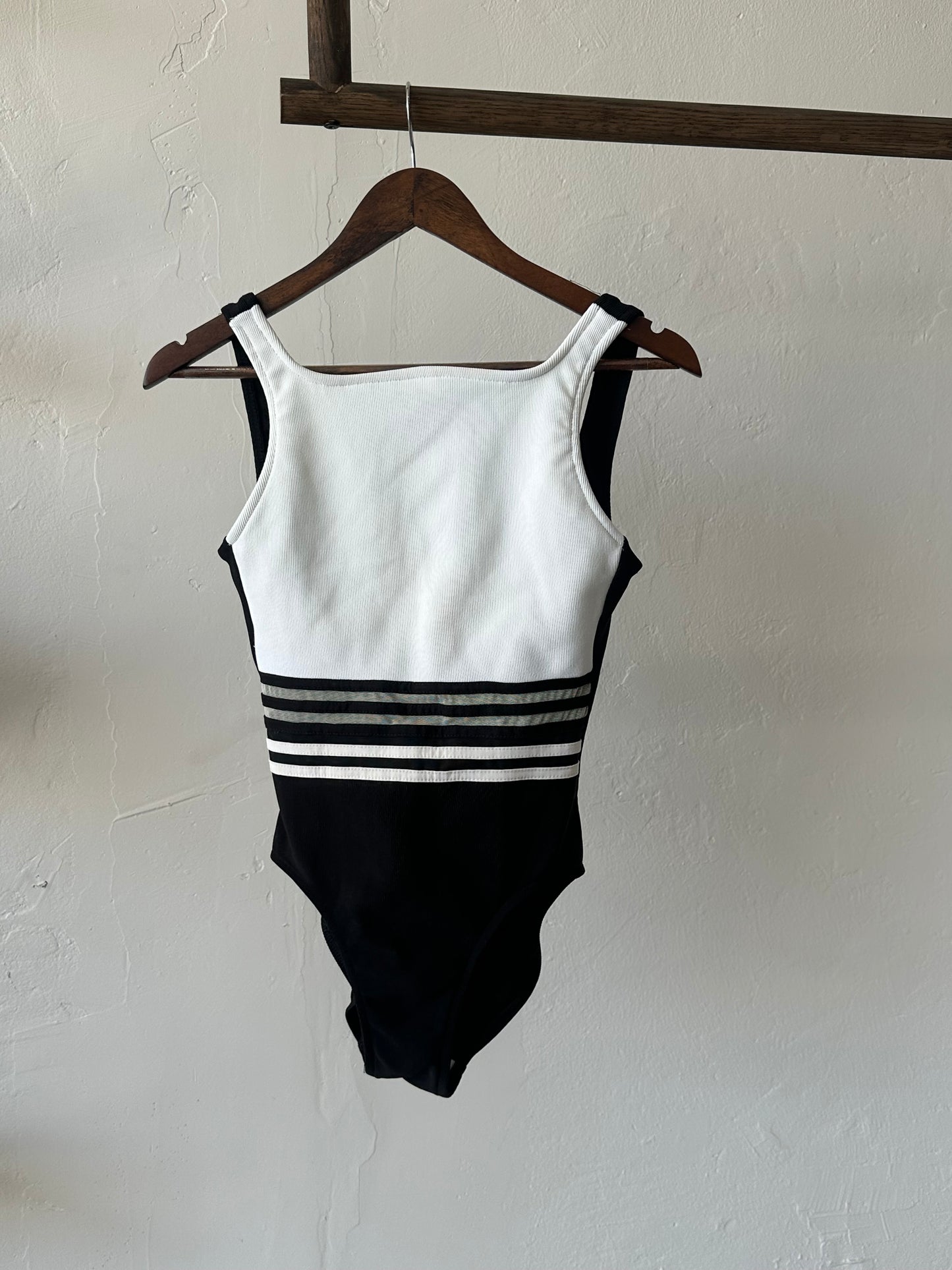 90s Color Blocked One Piece