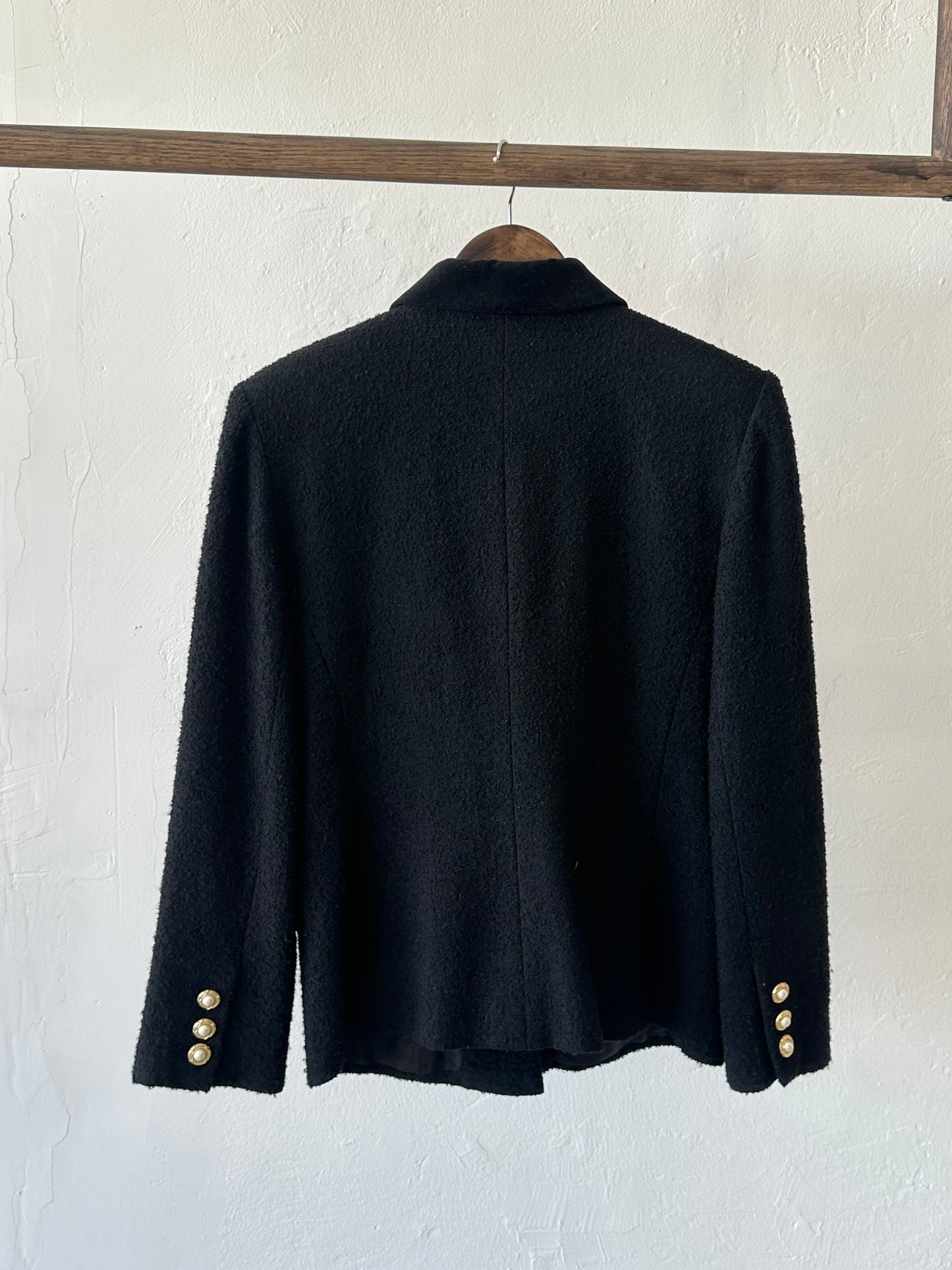 90s pearled button blazer