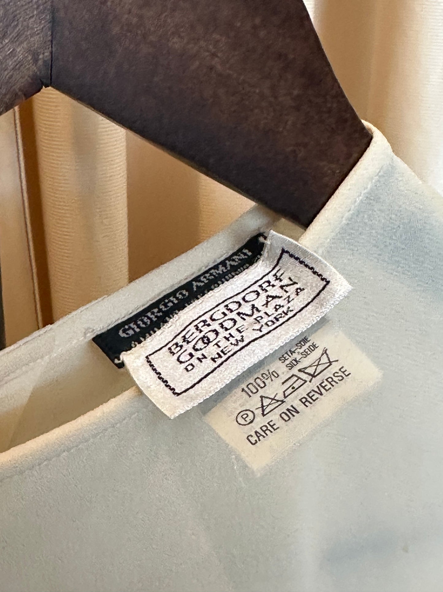 90s Armani Silk Blouse