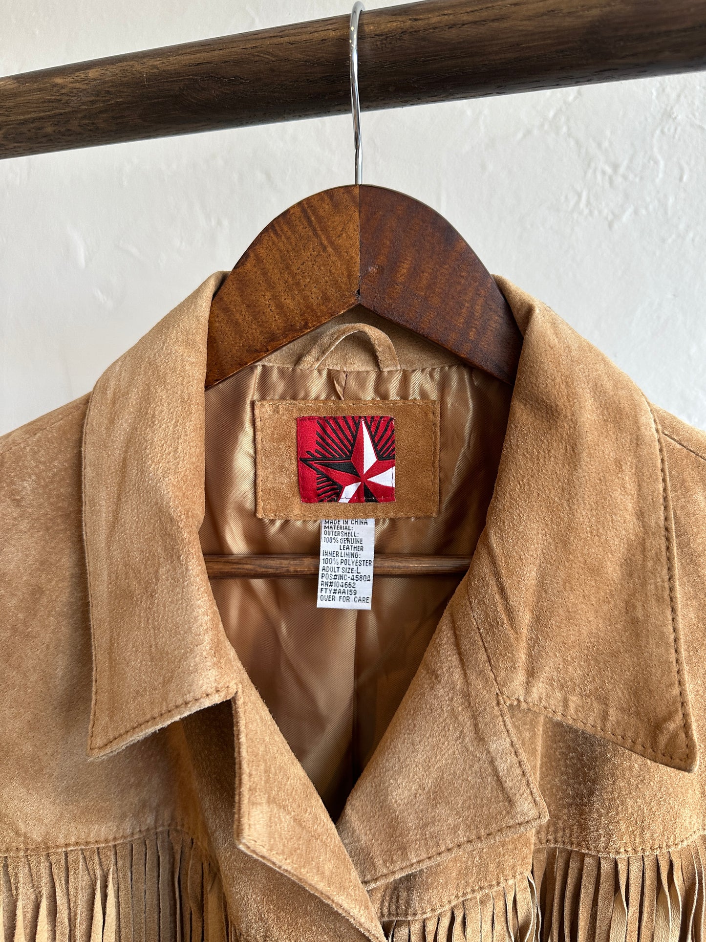 Suede Fringe Jacket