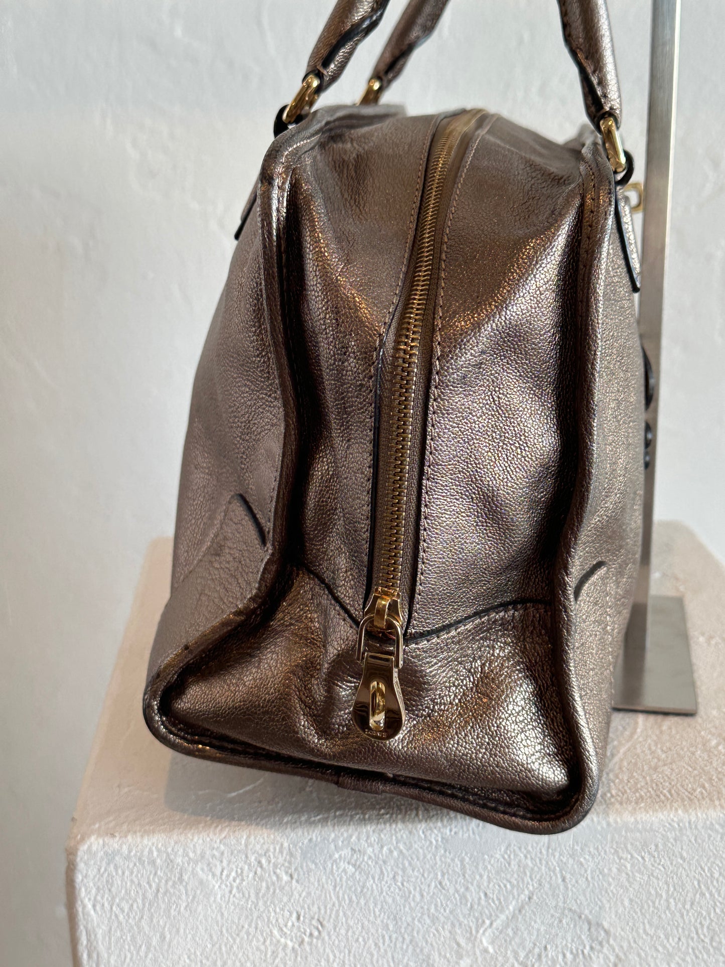 Loewe Metallic Amazona 28 Handbag