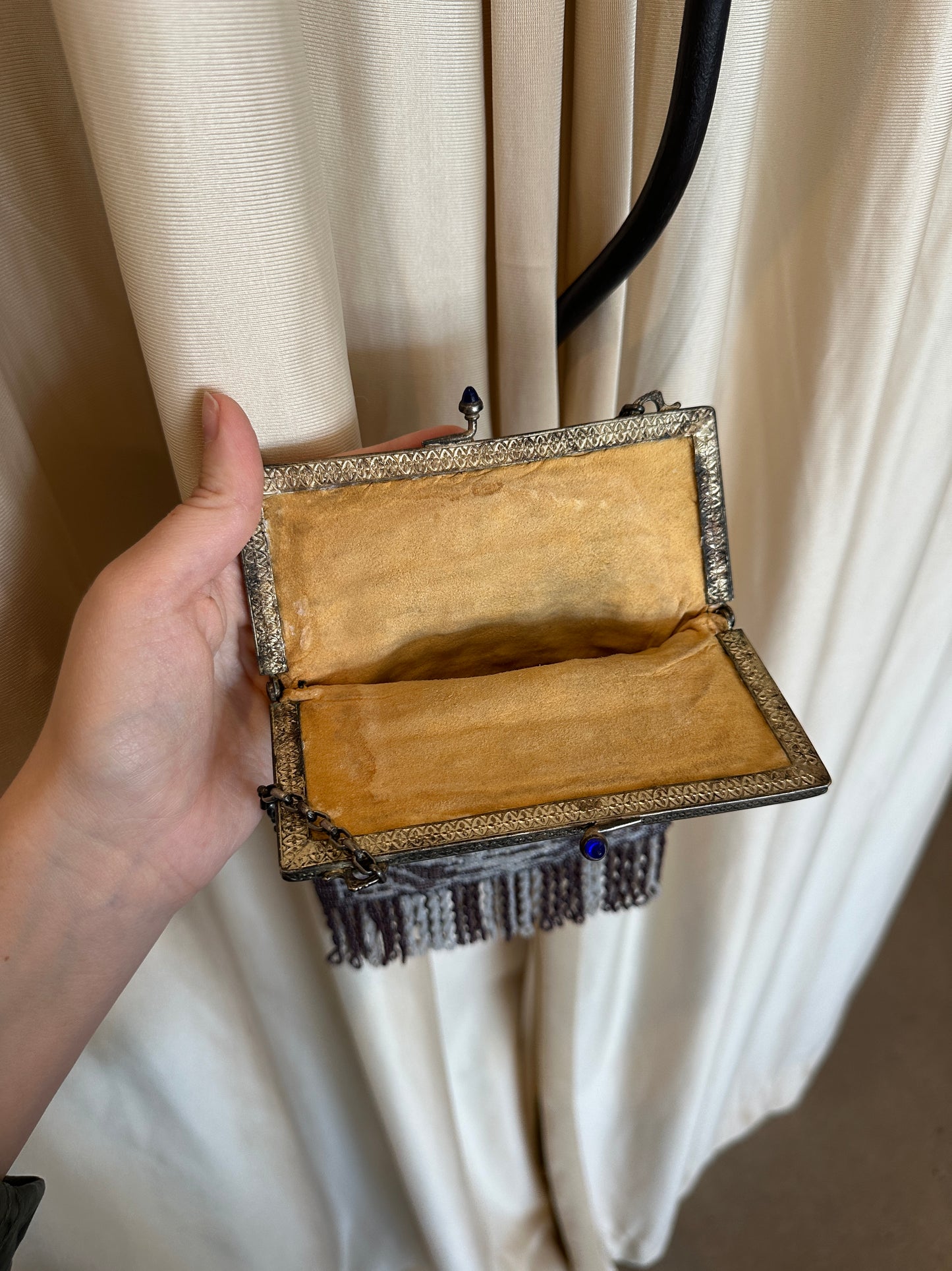 1920’s Fawn Tapestry Evening Bag