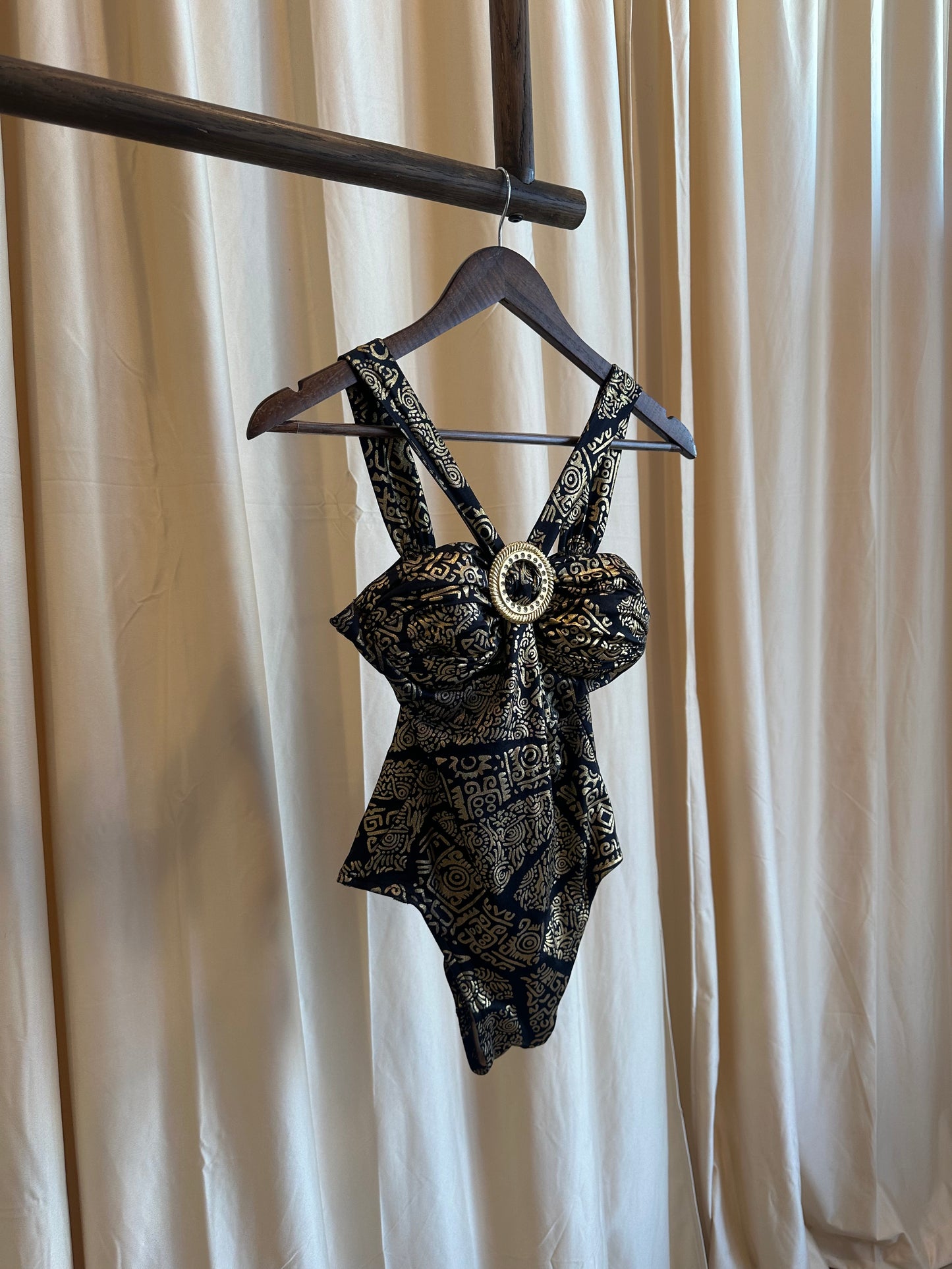 1980s one piece swim xs