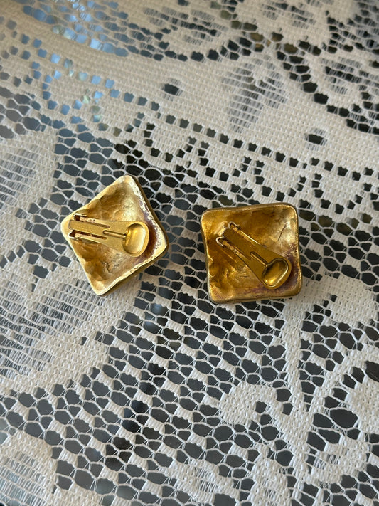 1980s clip on earrings