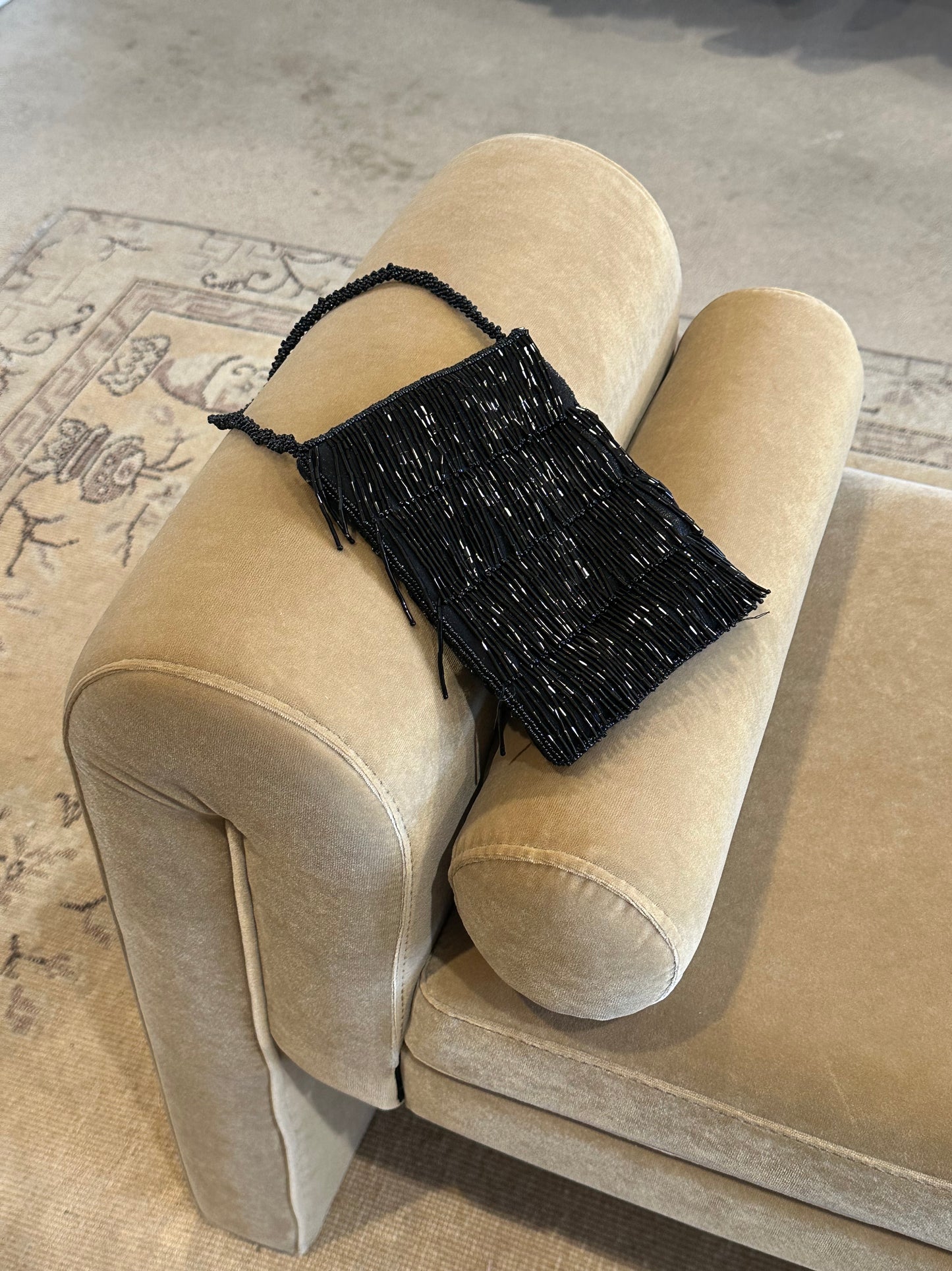 1990s Beaded Fringe Bag