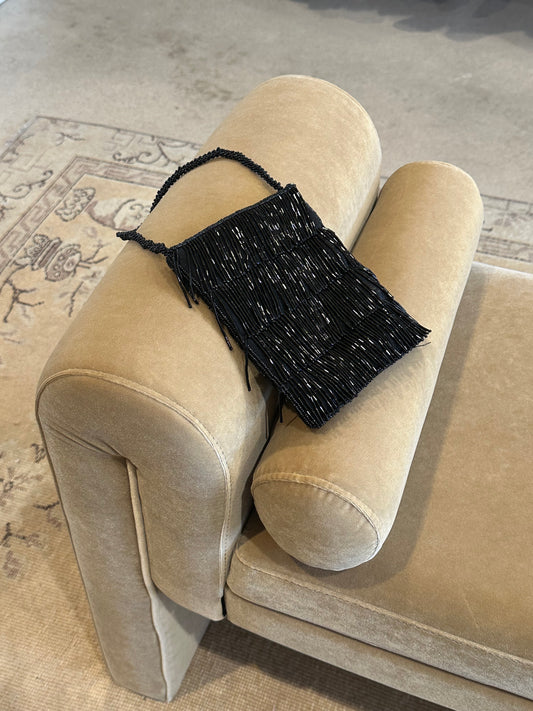 1990s Beaded Fringe Bag