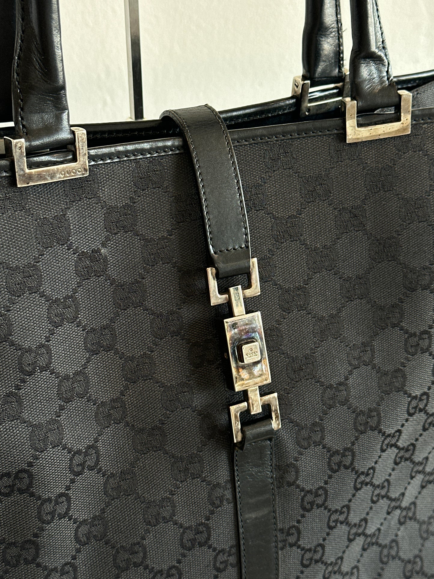 Gucci Jackie GG Canvas Tote Bag