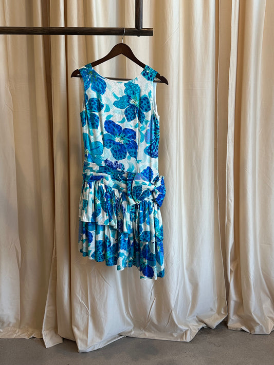 1980s St. Gillian silk dress