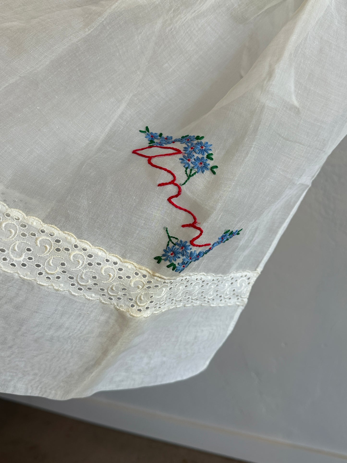 Vintage Handmade “Ann” Prairie Apron