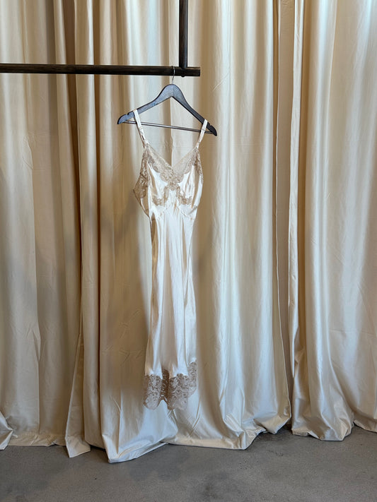 1940s silk nightgown