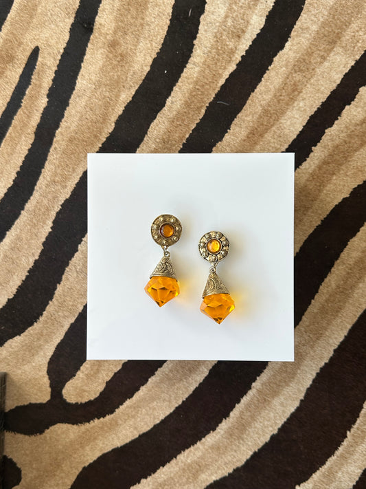 1960s amber drop clip ons