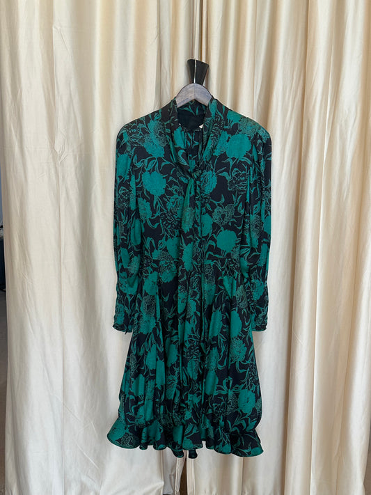 1980s Silk Ungaro Dress Made in Italy