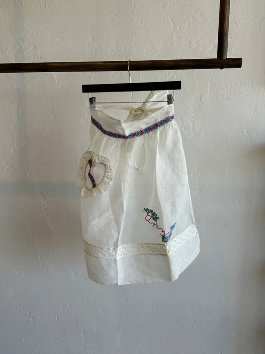 Vintage Handmade “Ann” Prairie Apron