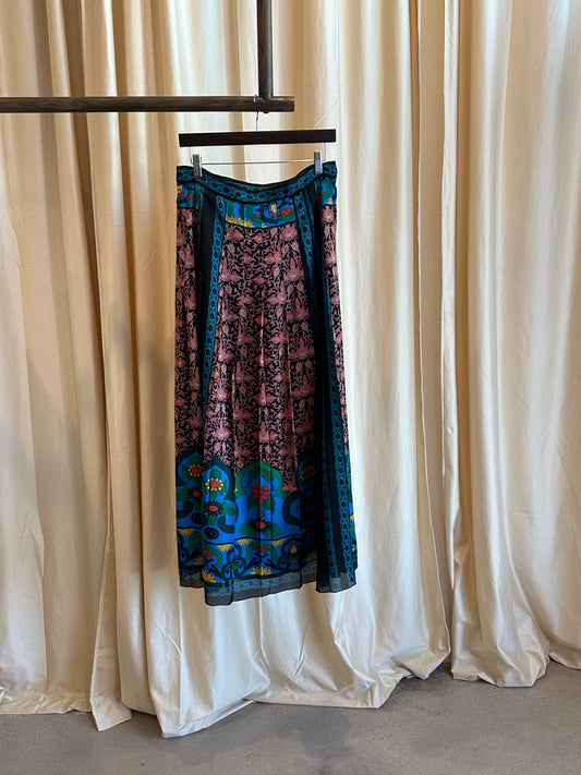 Anna Sui Silk Skirt