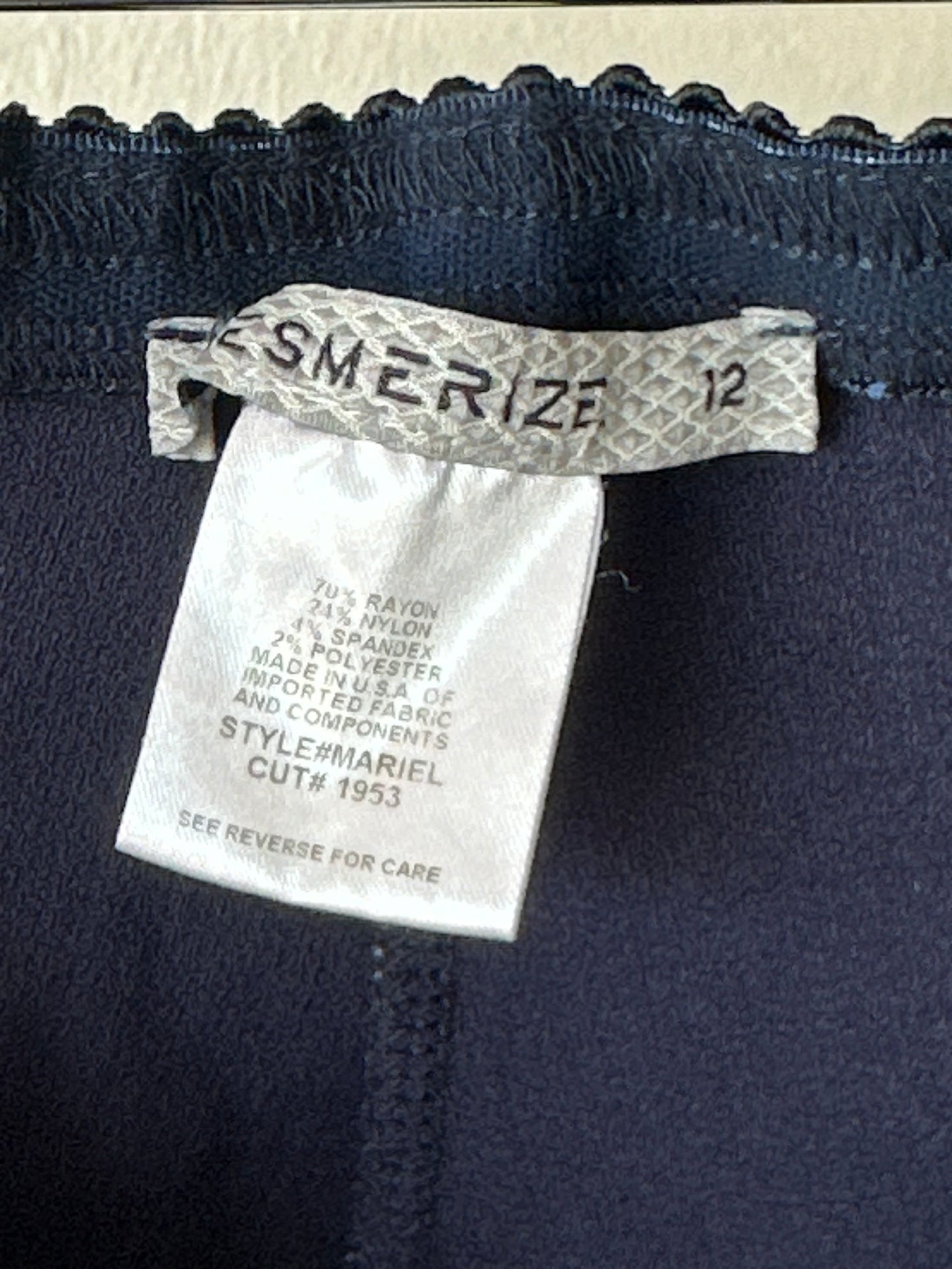 1990s Capris With Split Hem