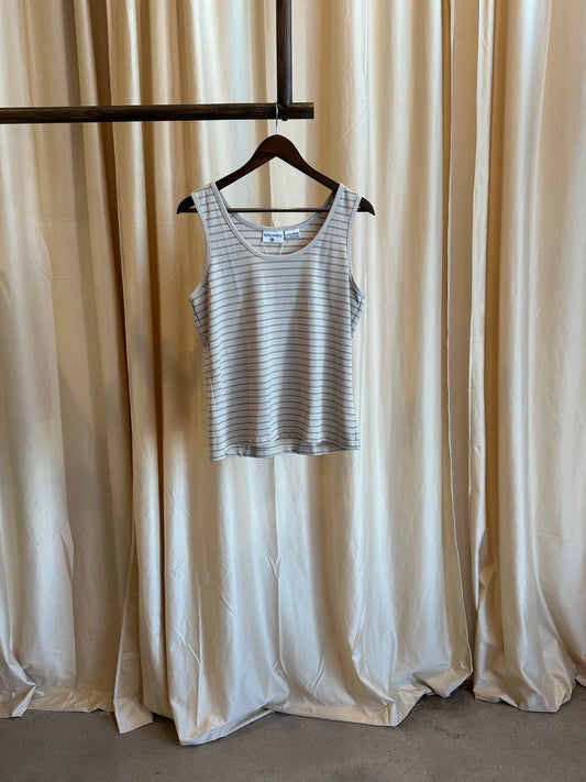 Kathy Ireland Striped Tank Top