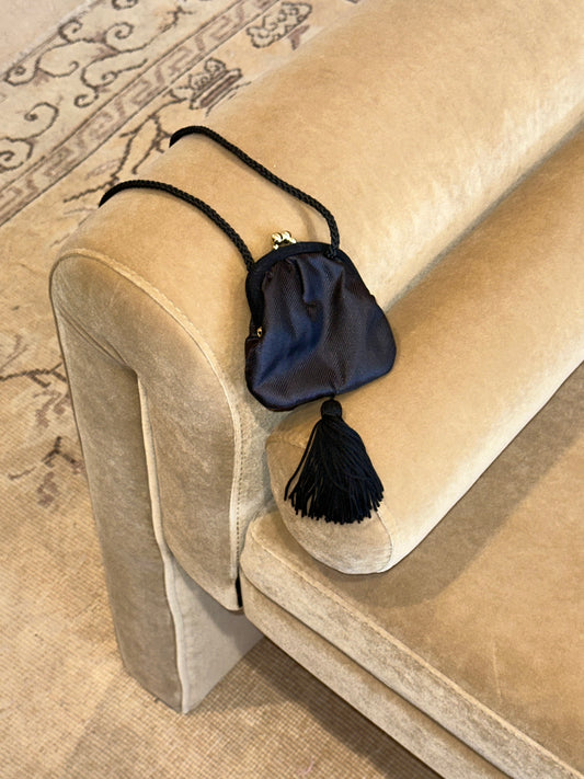 1990s mini tassel evening bag