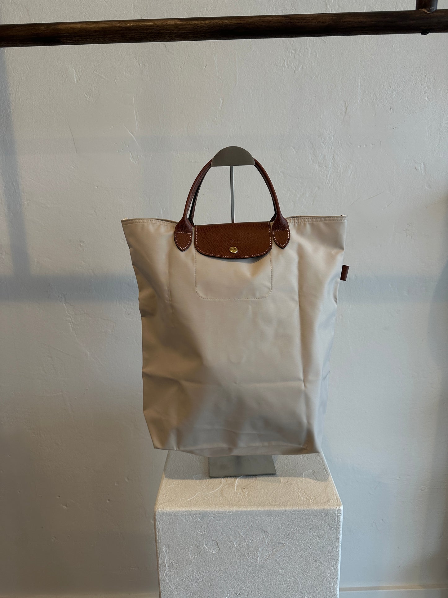 Longchamp Le Pliage Large Nylon Tote – Ivory