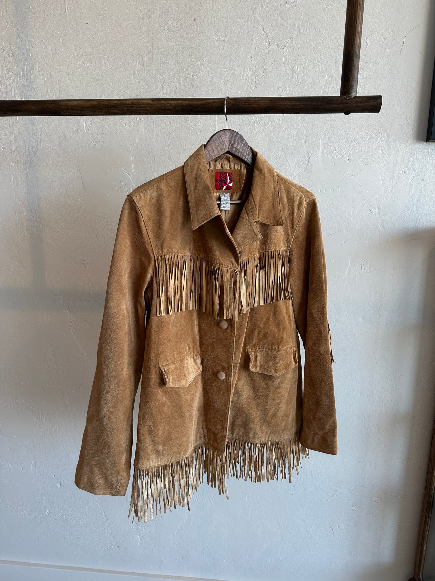 Suede Fringe Jacket