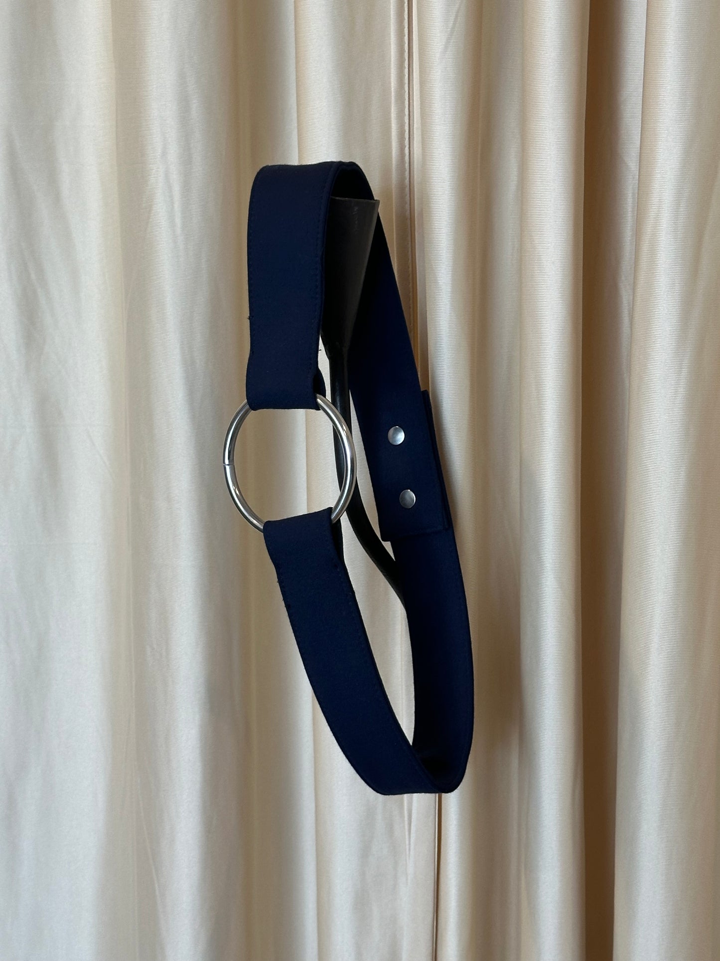 Navy O Ring Belt