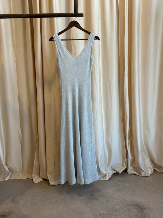 1990s Cynthia Rowley Metallic Dress