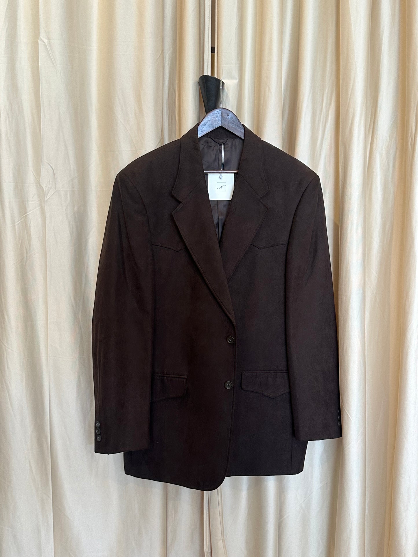 90s Suede Domini Blazer XL