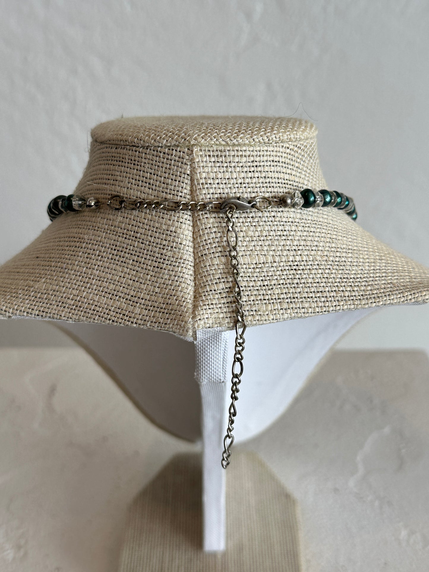 Vintage Beaded Floral Necklace
