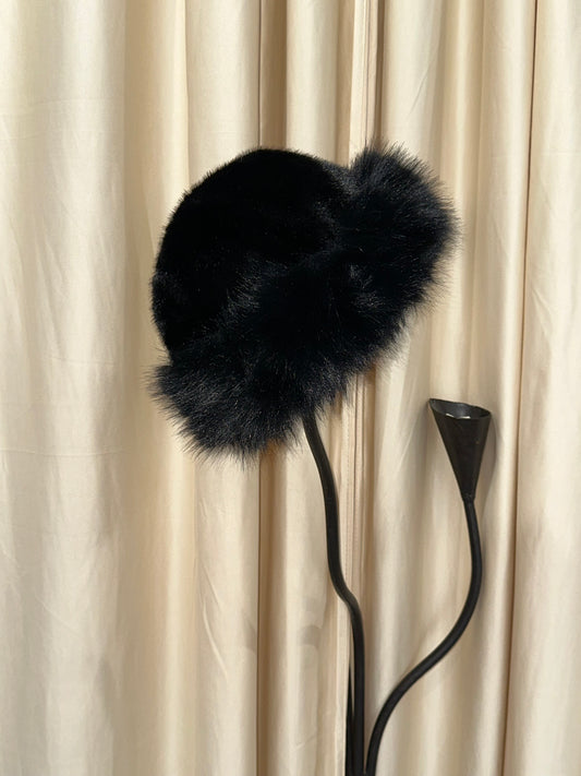 90s Faux Fur Hat