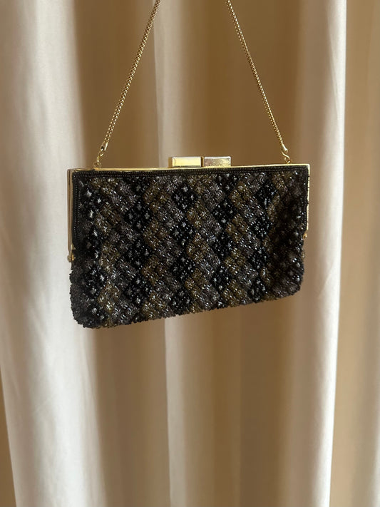 1960s Hand beaded Evening Bag