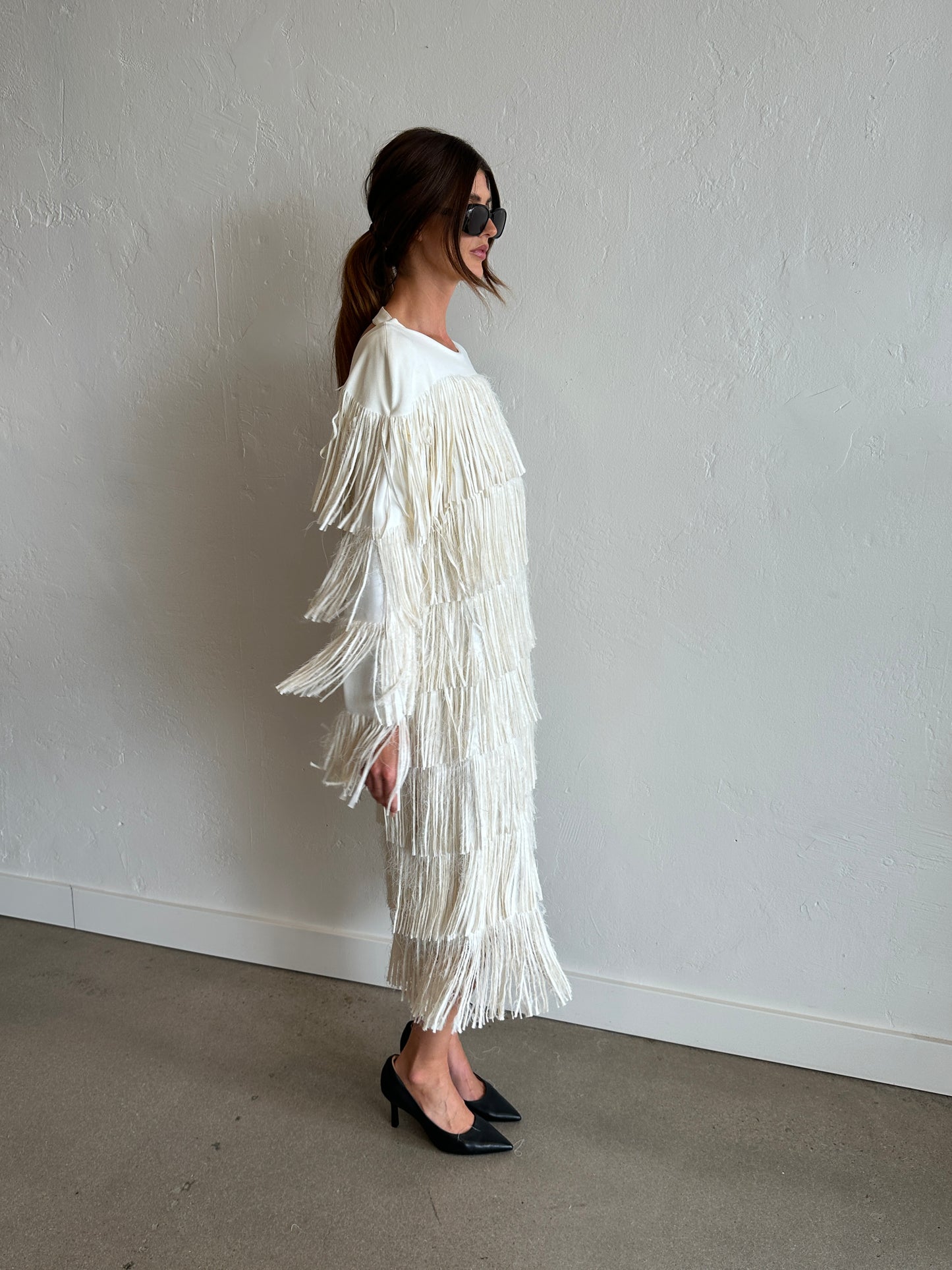 2015 Tom Ford Runway Fringe Dress
