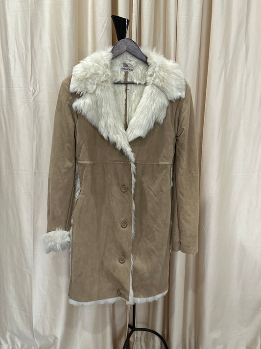 90s Italian Faux Fur Coat