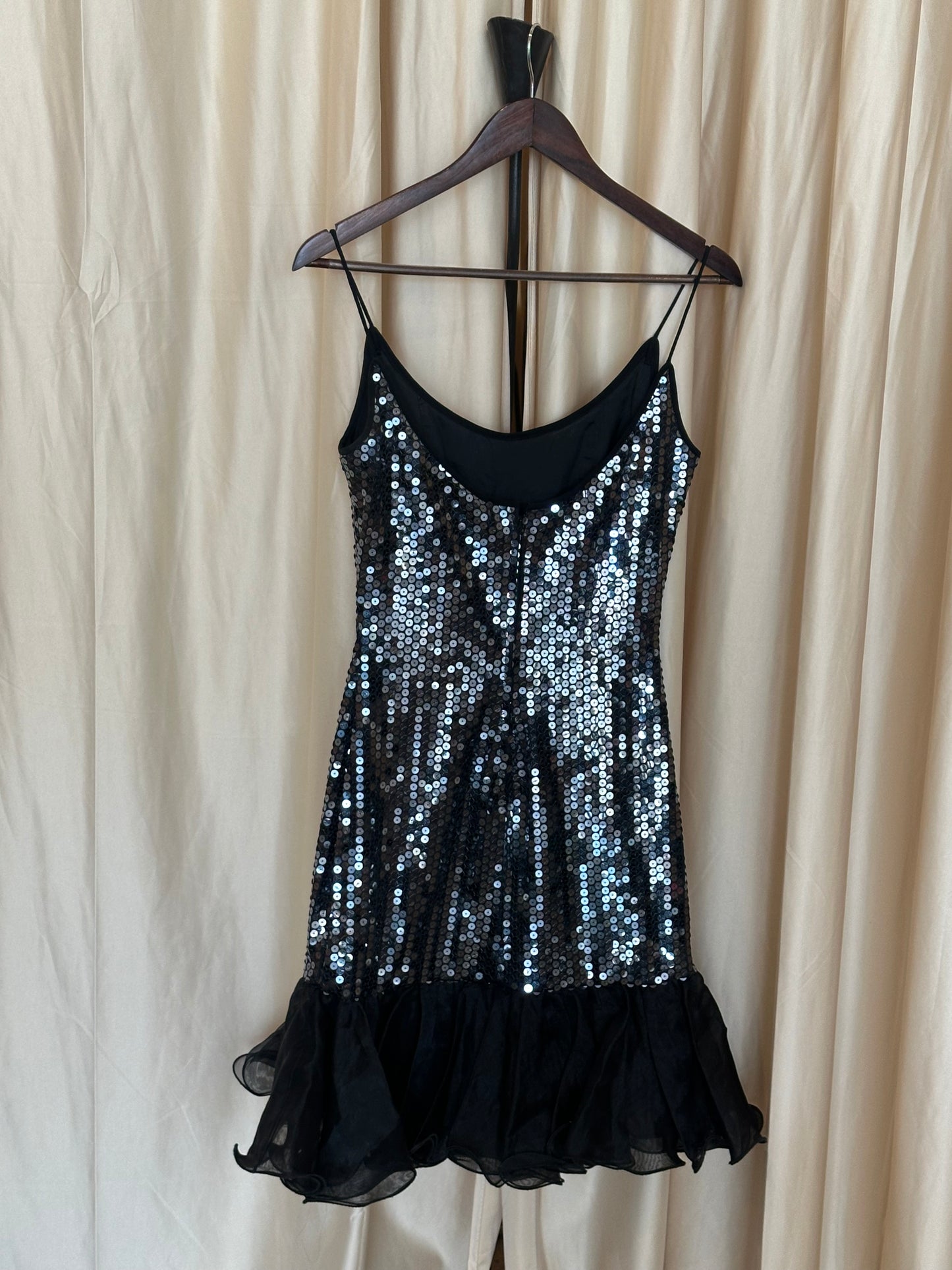 80s Sequin Party Dress  xs
