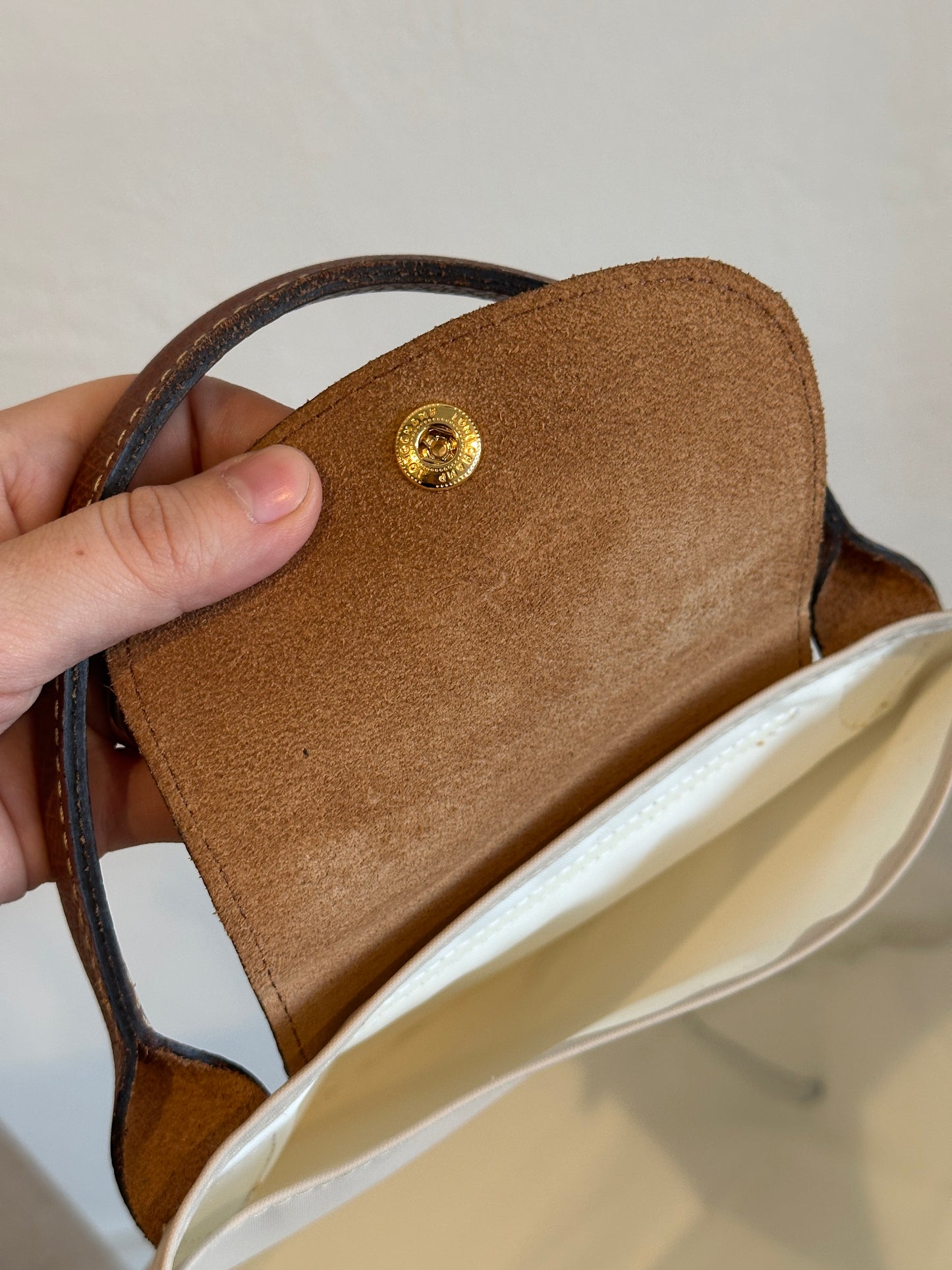 Longchamp Le Pliage Large Nylon Tote – Ivory