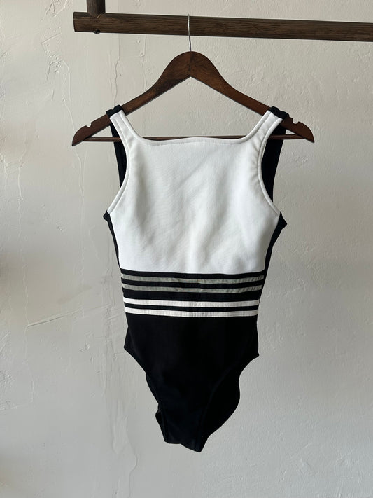 90s Color Blocked One Piece