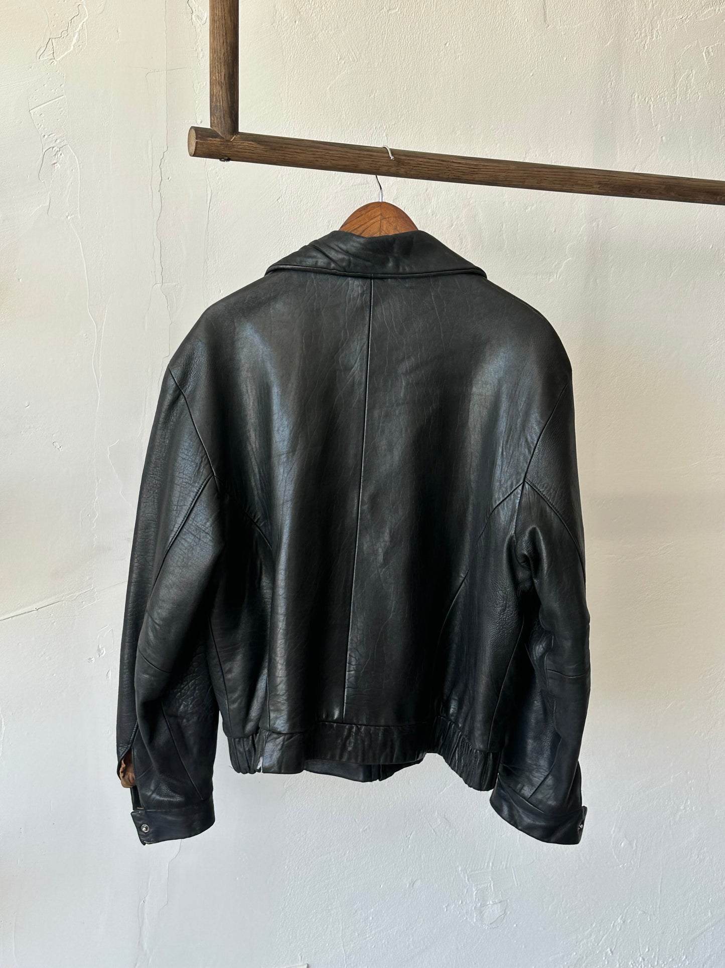 1990s Leather Bomber Jacket