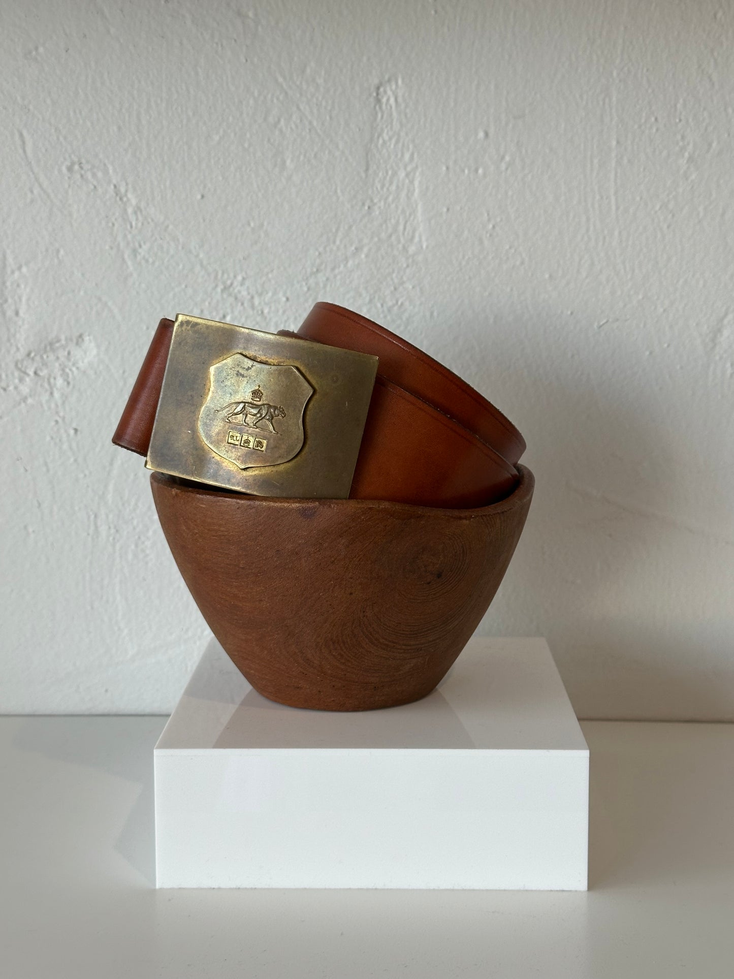 Ralph Lauren Leather Belt •Made in Italy•