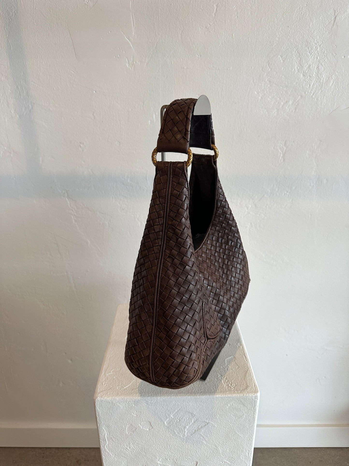 Bottega Veneta Intrecciato Leather Hobo Bag