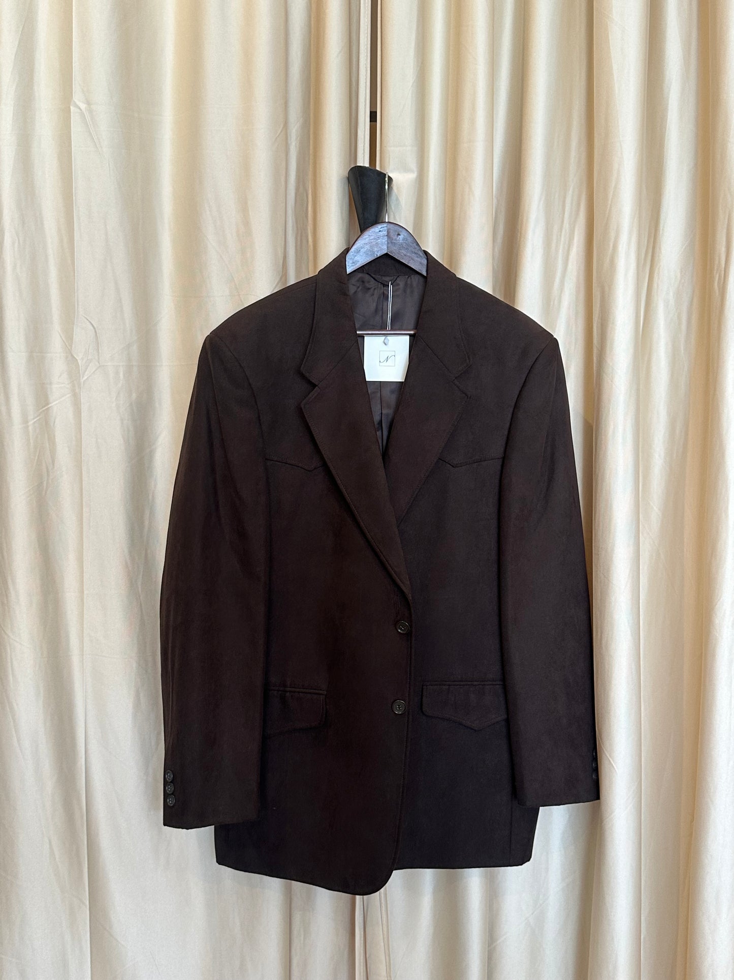 90s Suede Domini Blazer XL