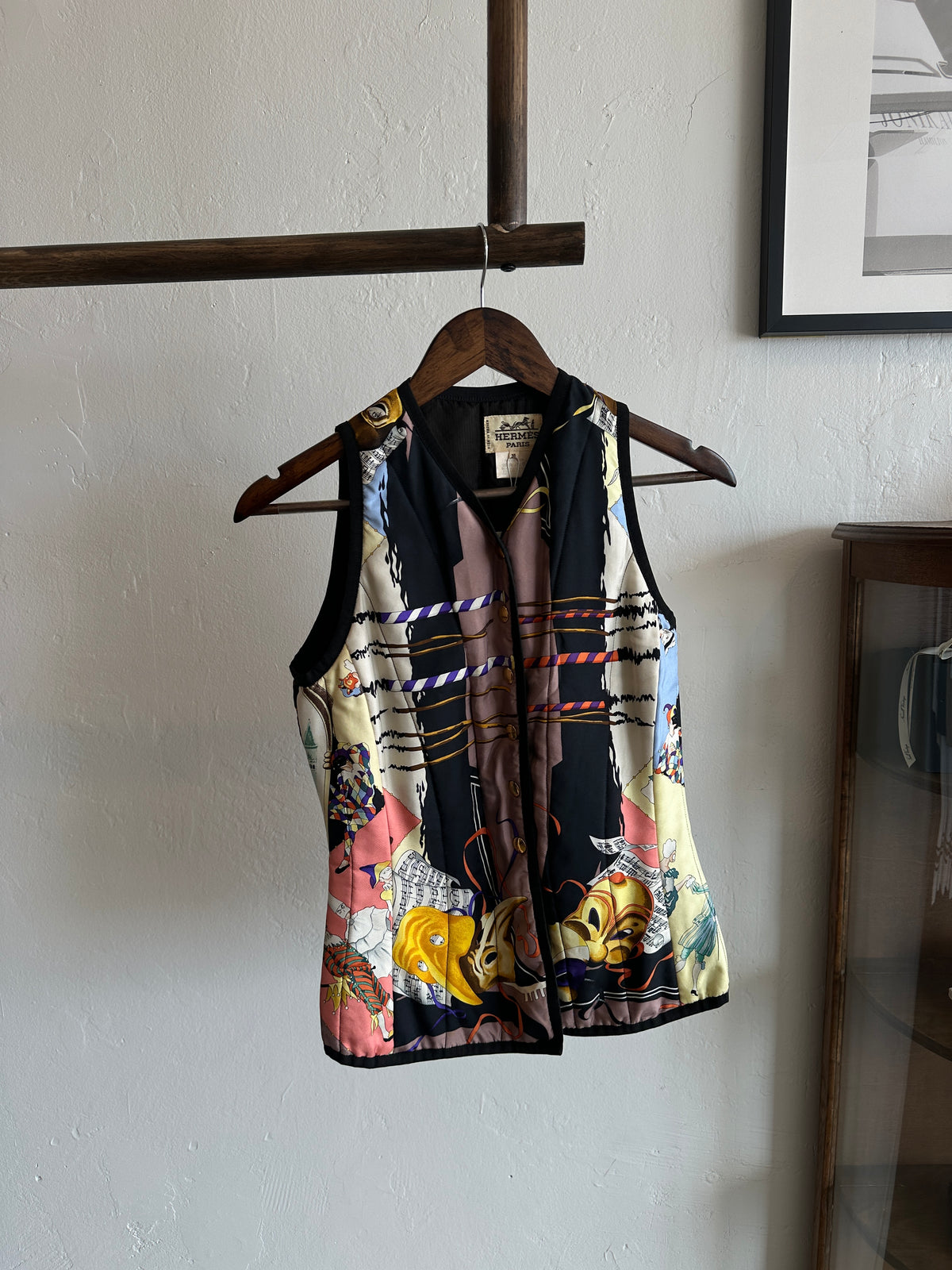 Hermès Silk Printed Vest