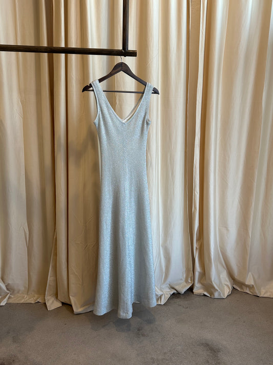 1990s Cynthia Rowley Metallic Dress